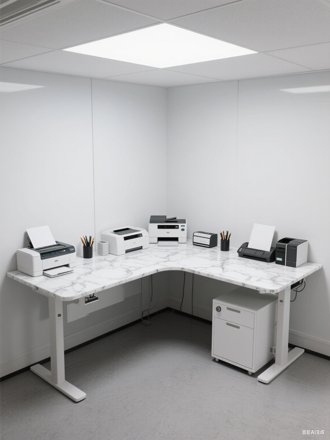 L-Shaped Corner Standing Desk