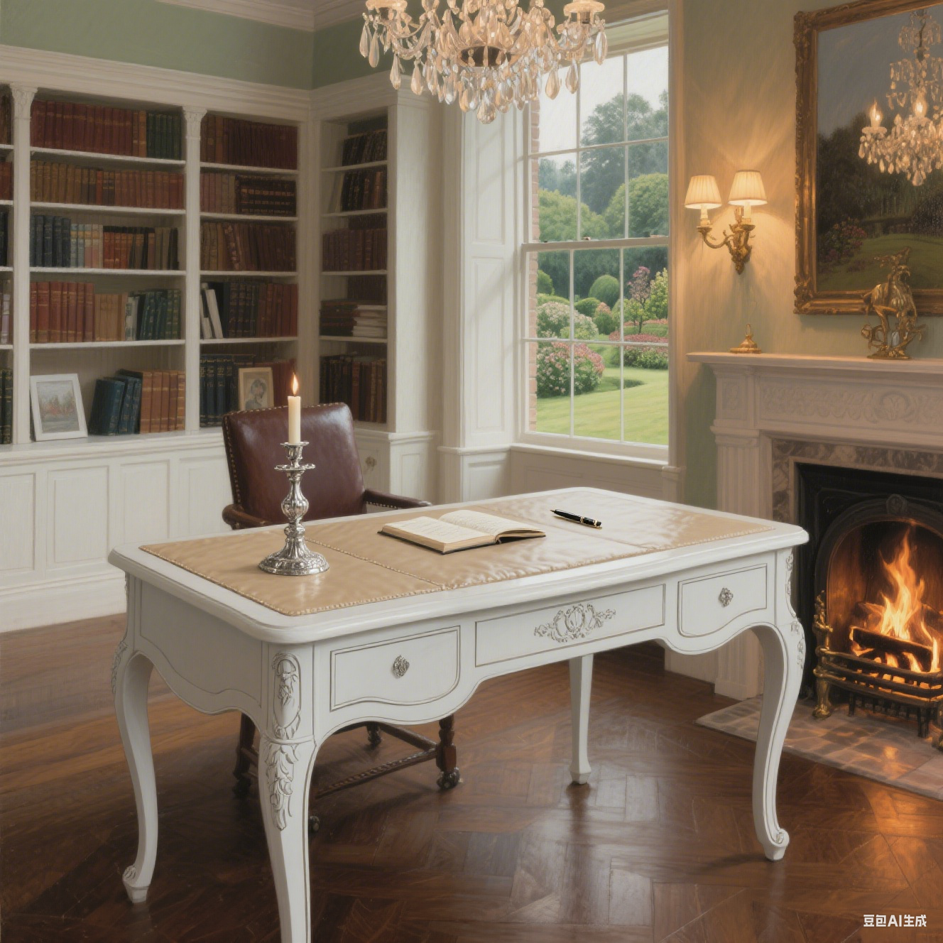 Klassischer stabiler Stehschreibtisch